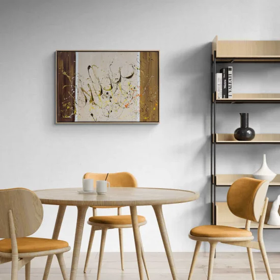 Renkli Görsel Serenat Yağlı Boya Tablosu