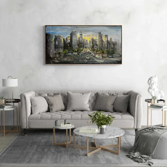 Metropol Oil Painting