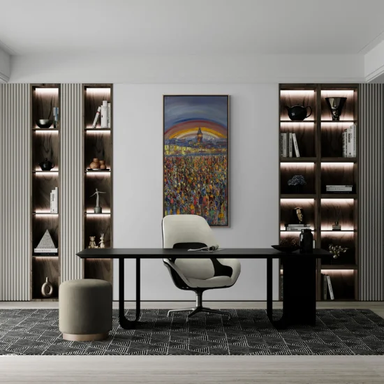 Kalabalık Yağlı Boya Tablosu