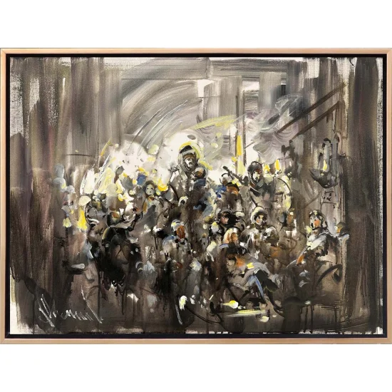 Kaosun Yankıları Yağlı Boya Tablosu