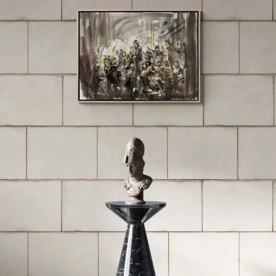 Kaosun Yankıları Yağlı Boya Tablosu