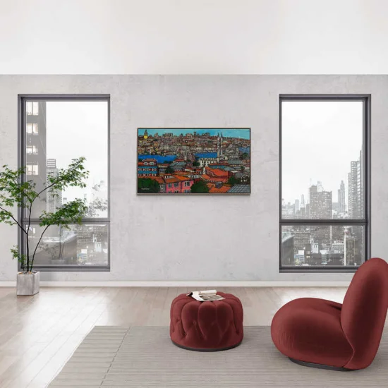 Karaköye Doğru Yağlı Boya Tablosu