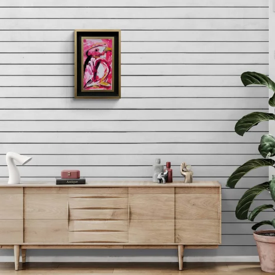 Colorful Birds Oil Painting