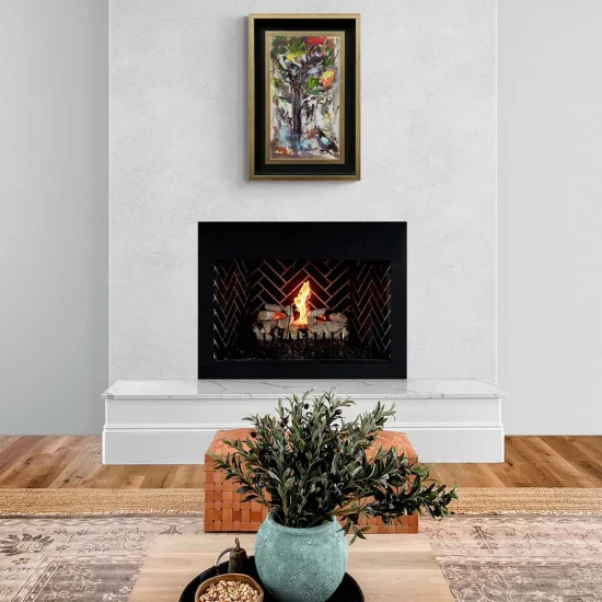 Ağacın Güvercinleri Yağlı Boya Tablosu