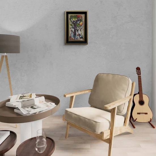 Ağacın Güvercinleri Yağlı Boya Tablosu