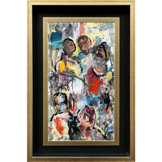 İnsan Yansımaları Yağlı Boya Tablosu