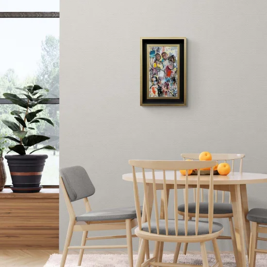 İnsan Yansımaları Yağlı Boya Tablosu