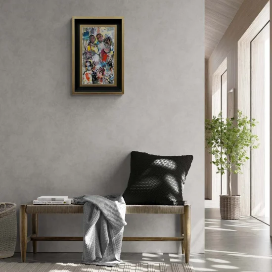 İnsan Yansımaları Yağlı Boya Tablosu