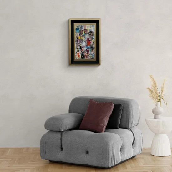 İnsan Yansımaları Yağlı Boya Tablosu