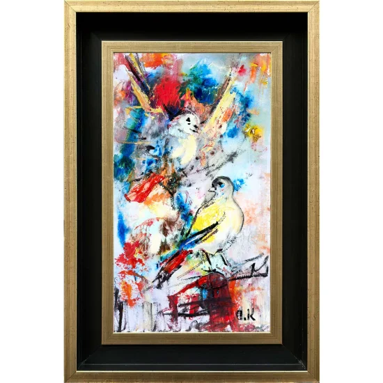 Güvercinin Hayalleri Yağlı Boya Tablosu