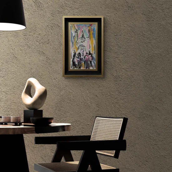 Galata Tower Oil Painting