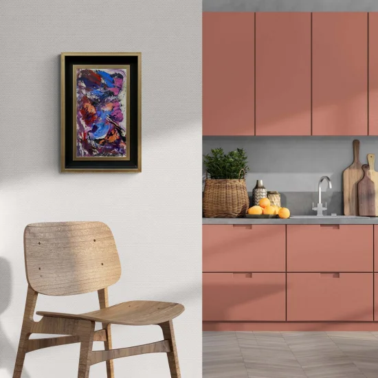 Renk Rapsodisi Yağlı Boya Tablosu