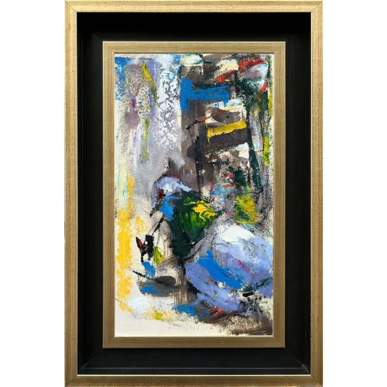 Güvercin Dokunuşu Yağlı Boya Tablosu