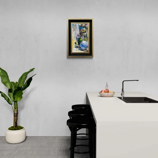 Güvercin Dokunuşu Yağlı Boya Tablosu