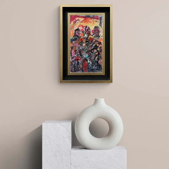 Violin Time Oil Painting