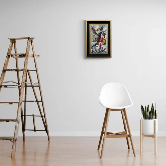 The Flying Pigeon Oil Painting