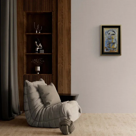 Yansıyan Zaman Yağlı Boya Tablosu