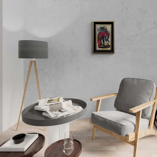 Traces And Lines Oil Painting