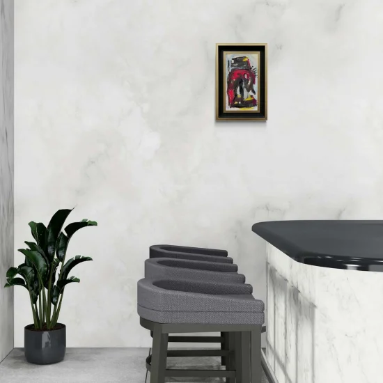 Traces And Lines Oil Painting