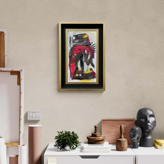 Traces And Lines Oil Painting