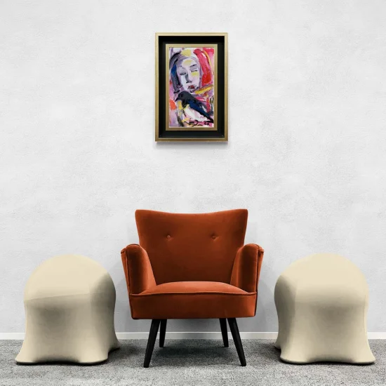 Woman On The Trail Of The Bird Oil Painting