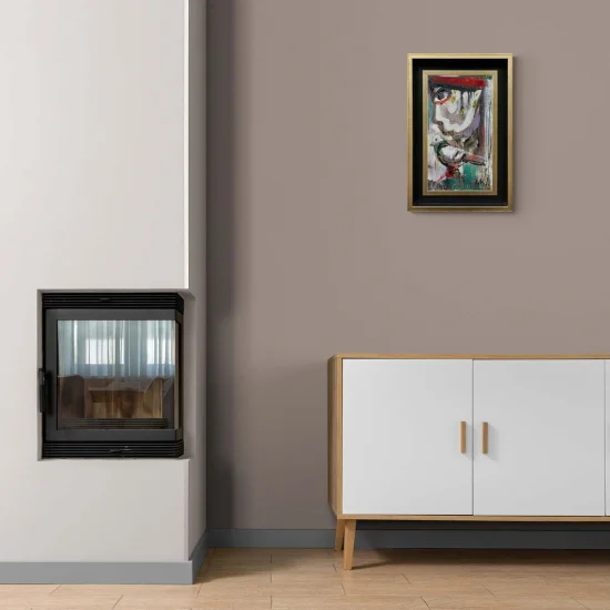 Kadının Kuş Rüyası Yağlı Boya Tablosu