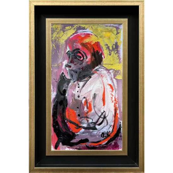 Human In Time Oil Painting