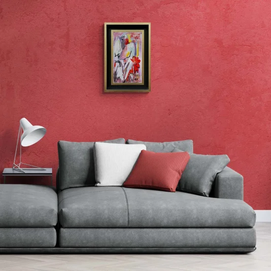 Hayal Gücü Yumağı Yağlı Boya Tablosu