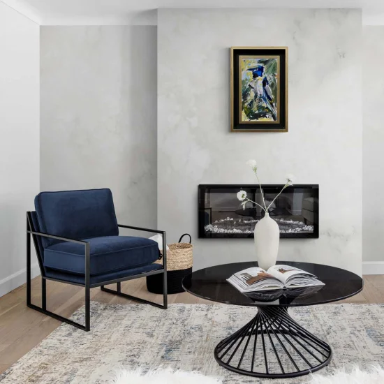 Tropical Bird Oil Painting