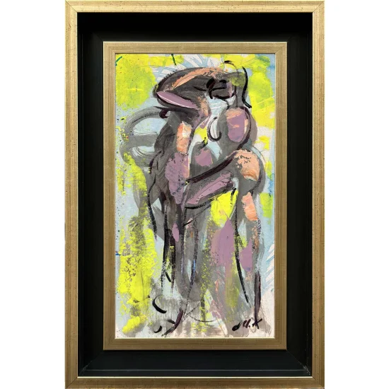 Abstract Waves Oil Painting