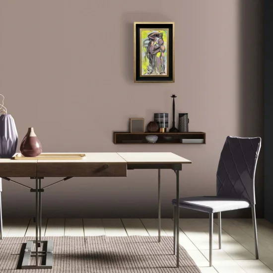 Abstract Waves Oil Painting