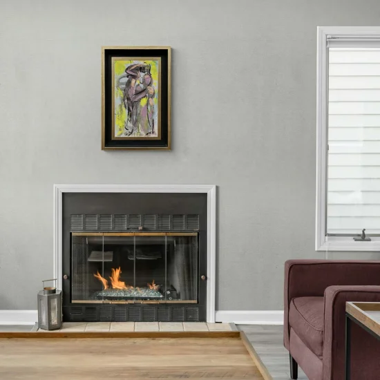 Abstract Waves Oil Painting