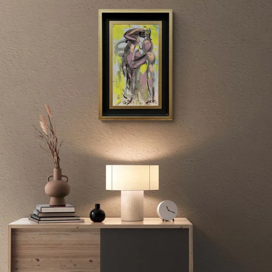 Abstract Waves Oil Painting