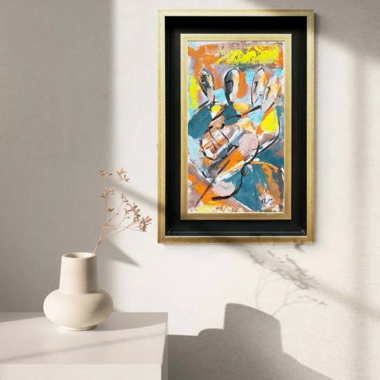 İnsan Formları Yağlı Boya Tablosu