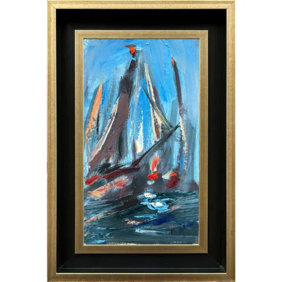 Chasing The Sails Oil Painting
