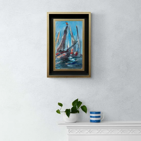 Chasing The Sails Oil Painting