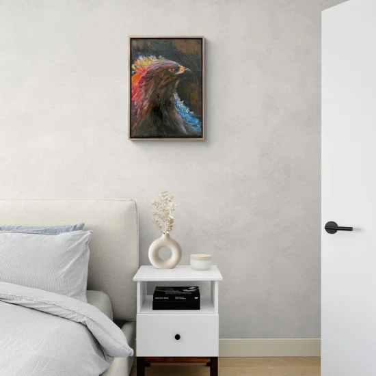 Kartalın Duruşu Yağlı Boya Tablosu