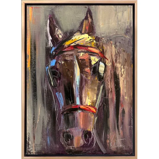 Horse Stance Oil Painting