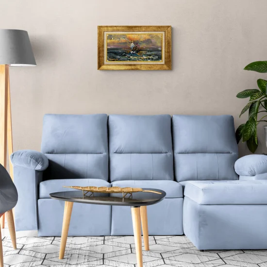 Dance of Crazy Waves Oil Paintings