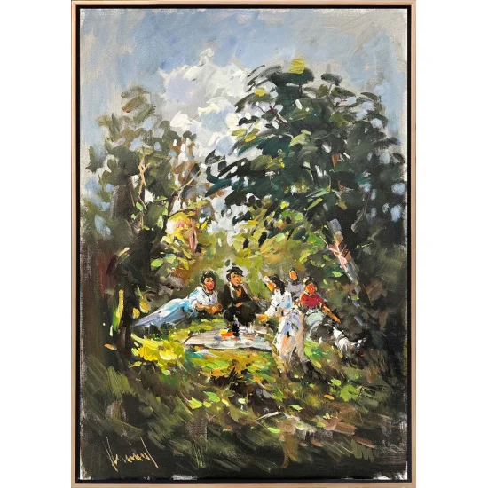 Picnic Oil Painting