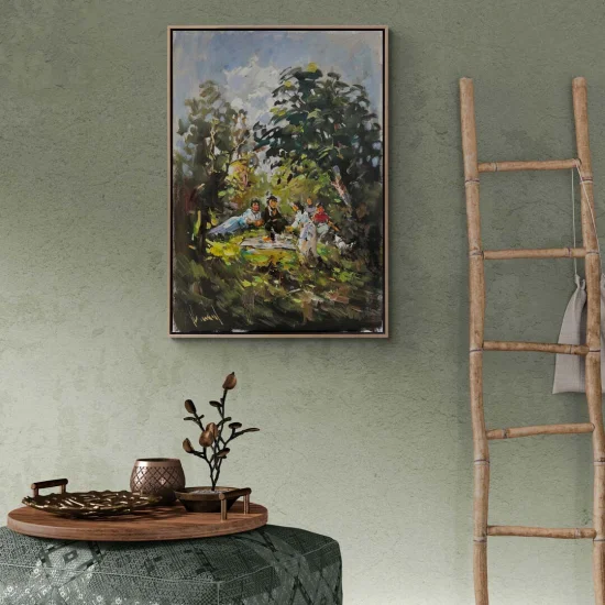 Picnic Oil Painting