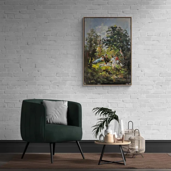 Picnic Oil Painting