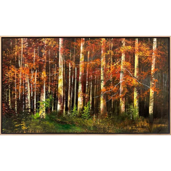 Yellow Poem of Trees Oil Painting