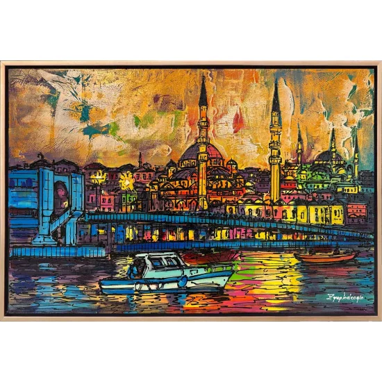 Golden Horn Oil Painting