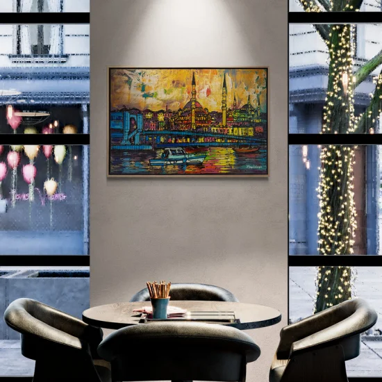 Golden Horn Oil Painting