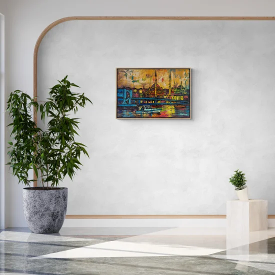 Golden Horn Oil Painting