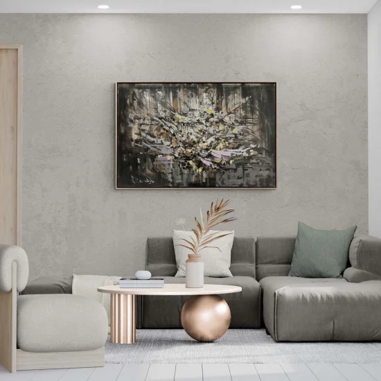 Kaotik Denge Yağlı Boya Tablosu