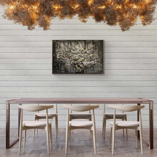 Kaotik Denge Yağlı Boya Tablosu