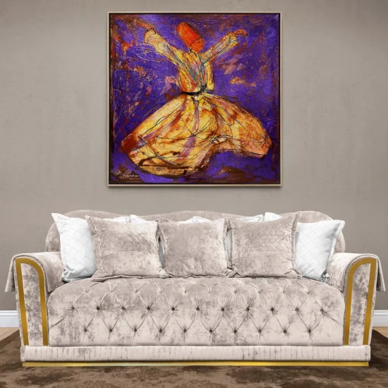 Peaceful Dance of the Whirling Dervish Oil Painting