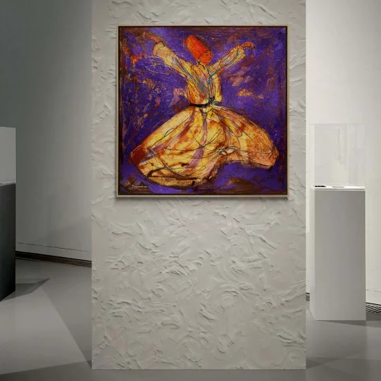 Peaceful Dance of the Whirling Dervish Oil Painting